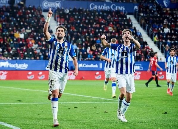 Real Sociedad sigue como líder al lograr vencer a Osasuna. (Foto: Getty Images)