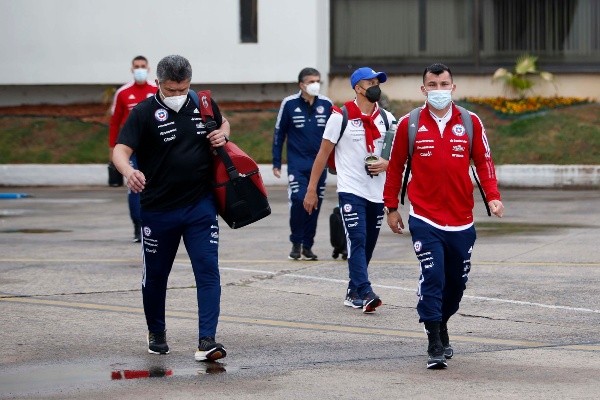 La selección chilena ya se encuentra en Asunción (ANFP)