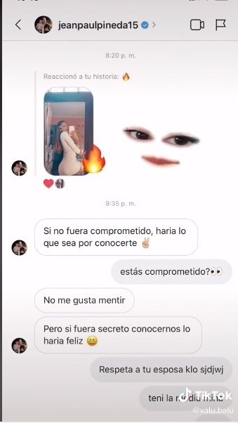 Faloon reacciona ante supuesto “joteo” de Pineda a usuaria de Tik Tok.(1)