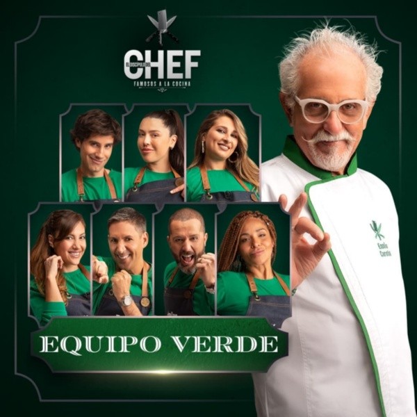 ¿Quiénes son los participantes 
   El Discípulo del Chef? Este es el Equipo Verde.