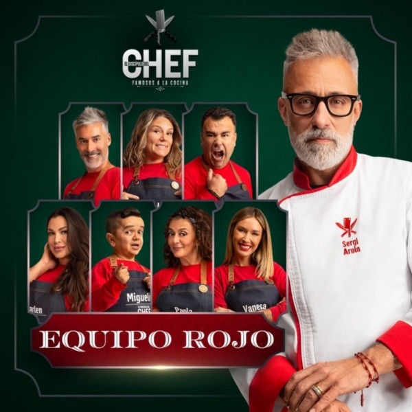 ¿Quiénes son los participantes 
   El Discípulo del Chef? Este es el Equipo Rojo.