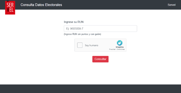 SERVEL: Consulta Datos Electorales