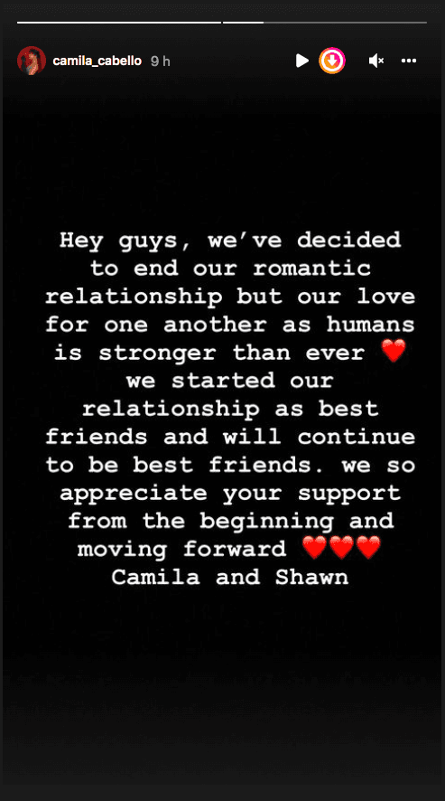 ¡Camila Cabello y Shawn Mendes terminaron!(1)