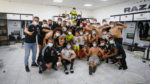 Brayan Cortés defendió a sus compañeros y los respaldó para pelear el título hasta el final. Foto: Colo Colo