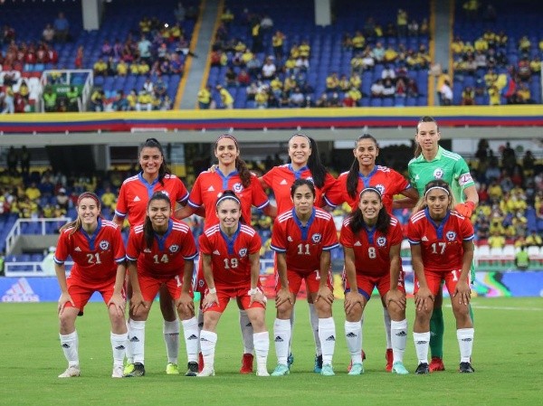 La selección chilena femenina viene de disputar dos amistosos contra Colombia. Foto: ANFP