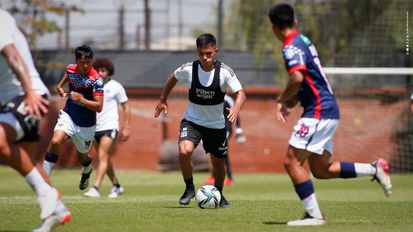 Vicente Pizarro en el amistoso de Colo Colo ante Deportes Recoleta / Foto: Sebastián Órdenes – Colo Colo