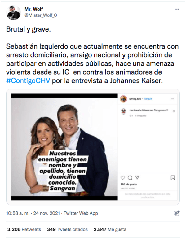 Julio César Rodríguez reacciona ante amenaza que promete que “sangrarán”.(1)