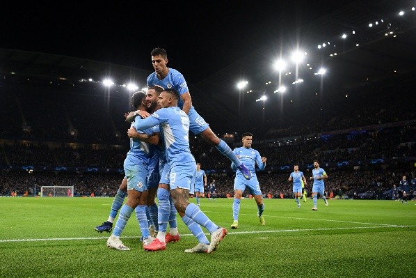 El City se abrazó en Manchester - Getty