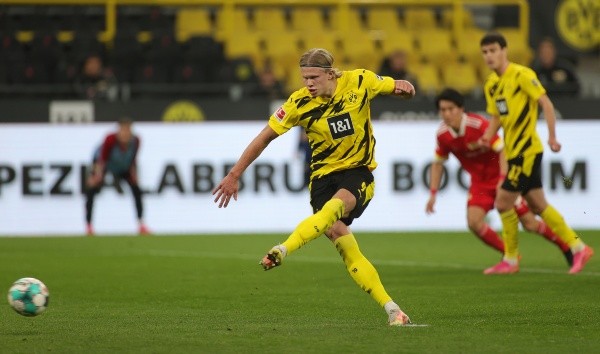 Erling Haaland está cerca de cambiar al Borussia Dortmund por el Real Madrid. Pero para hacerlo, deben cumplirse ciertas exigencias. Foto: Getty Images