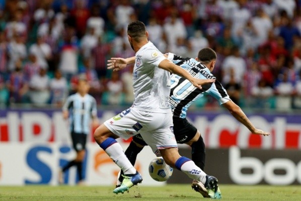 Gremio tendrá que sumar en todos los partidos que le quedan para esperar el milagro. Foto: @ECBahia