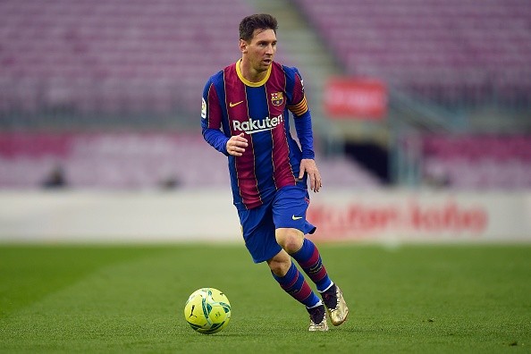 Lionel Messi, Pichichi de la temporada 2020-21 en España con el Barcelona.