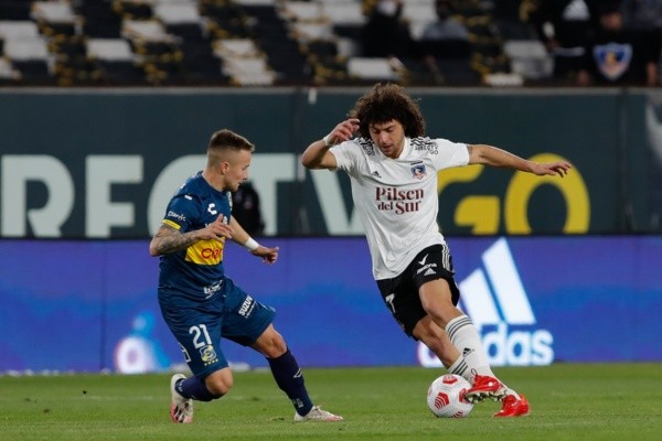 Benja Berríos es uno de los jugadores formados en Colo Colo que hoy defiende a Everton. Foto: Agencia Uno.
