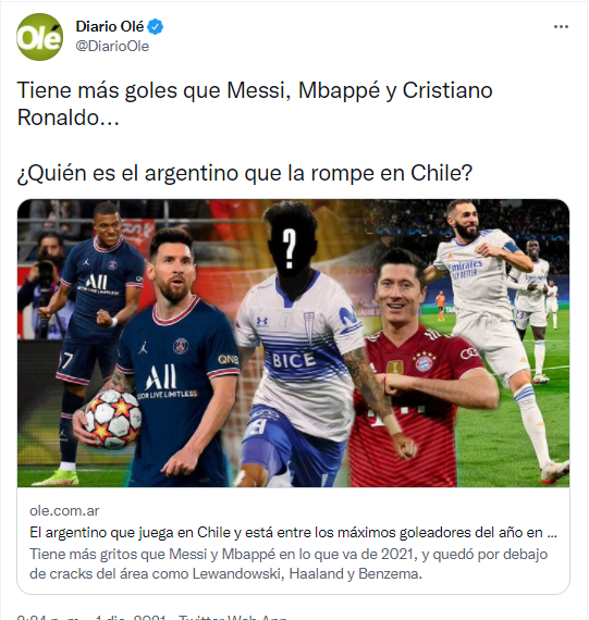 La prensa argentina alucina con Fernando Zampedri.