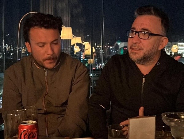 El encuentro de Julio César Rodríguez con Tonka Tomicic, para festejar a Jorge Rambito López.(3)