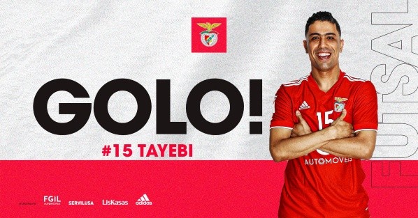Hossein Tayebi fue la gran figura del partido del Benfica de futsal.