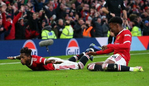 Fred anotó un auténtico golazo para el triunfo del Manchester United. (Foto: Getty Images)