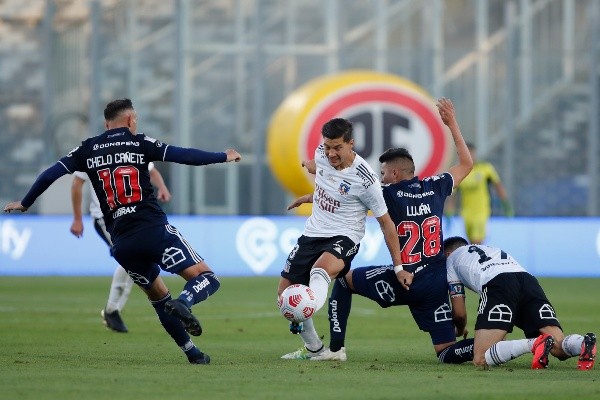 De los pocos partidos jugados por    Miiko Albornoz en    Colo Colo, destaca un triunfo por 1-0 en el    estadio Monumental. (Foto: Agencia UNO)