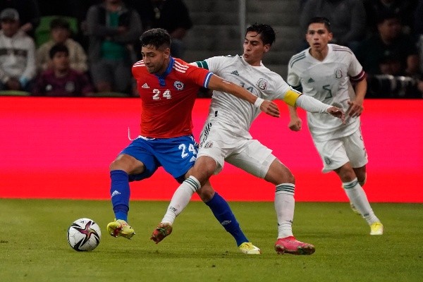 Jeyson Rojas fue otro de los que debutó con la selección chilena a nivel adulto y una de las figuras del choque ante México. Foto: Getty Images