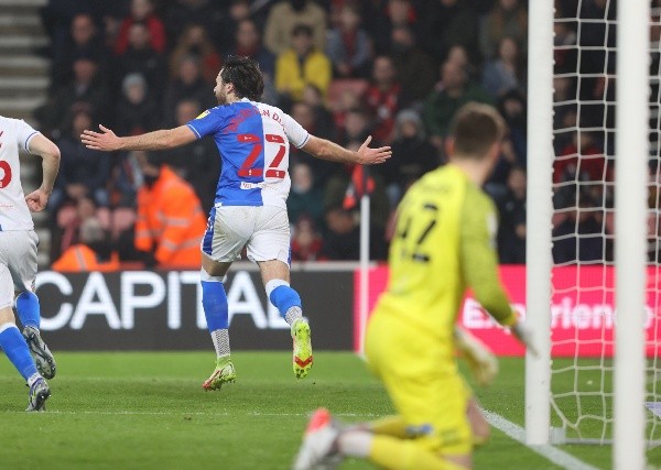 Ben Brereton Díaz sigue imparable y otra vez se hizo presente en el Blackburn Rovers. Foto: Getty Images