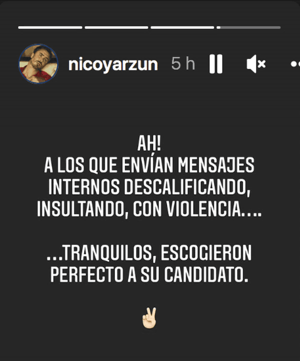 Nicolás Oyarzún Instagram