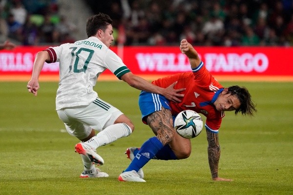 Diego Valdés irrumpió con fuerza este año como opción para la Roja. Foto: Getty.