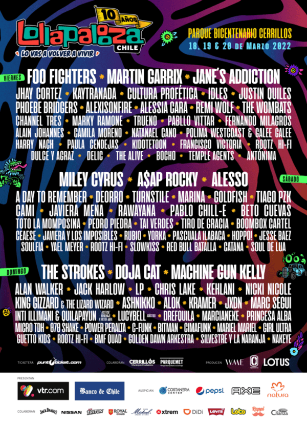 Lollapalooza 2022: ¿Qué artistas estarán en el festival?(1)