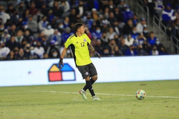 Zacarías López también tuvo su chance y dejó el arco en cero en su debut con el Equipo de Todos ante El Salvador. (Foto: Captura)