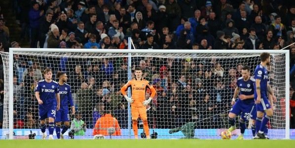 Leeds United terminó humillado por el Manchester City con una goleada de 7-0. Foto: Getty Images