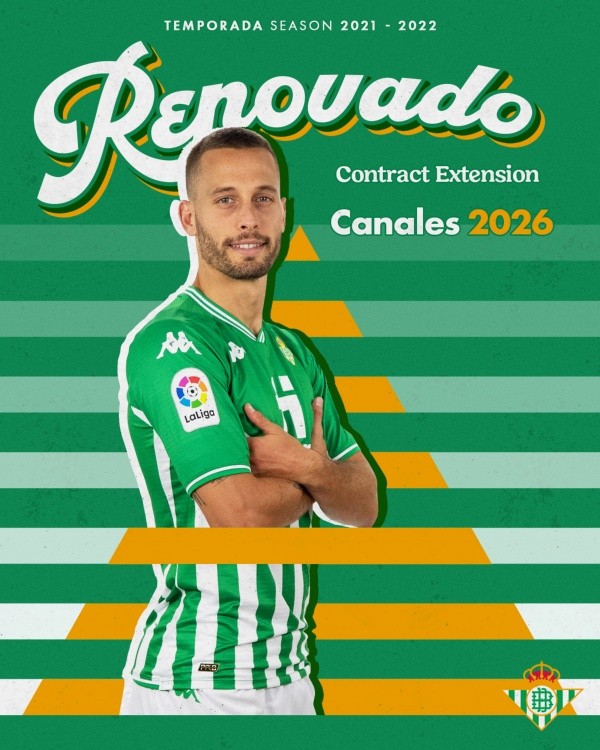 Sergio Canales se quedará en Betis hasta 2026.