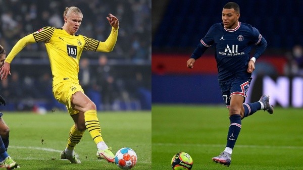 Erling Haaland y Kylian Mbappé están dentro de los delanteros más letales del fútbol mundial actual.