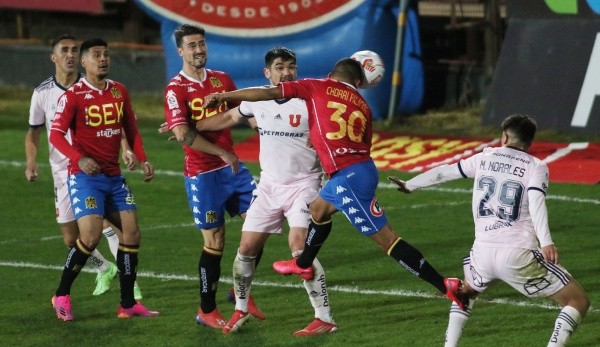 Palacios le anotó dos goles en el último enfrentamiento ante Universidad de Chile