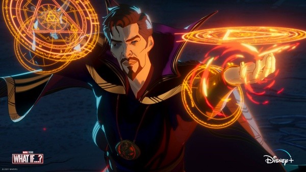 Él es Doctor Strange Supremo, la variante malinga y poderosa de Stephen Strange y que sería quien aparece en el trailer de In The Multiverse of Madness. (Foto: Disney+)