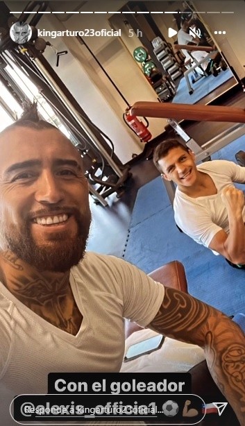 El King se mostró orgulloso de Alexis tras su gol en el triunfo de los lombardos.