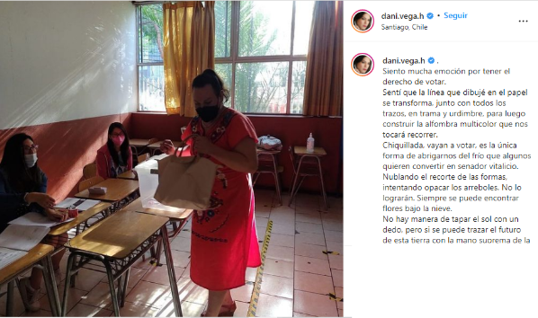 Daniela Vega Instagram
