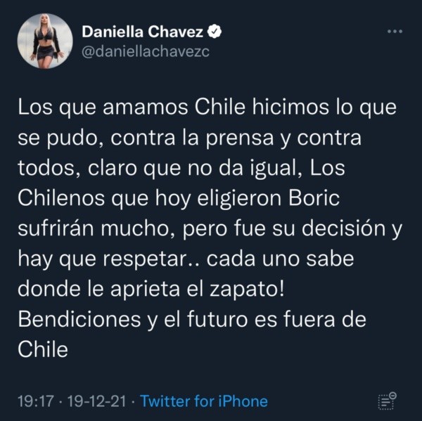 Daniella Chávez indignada por los resultados de las Elecciones 2021.(2)
