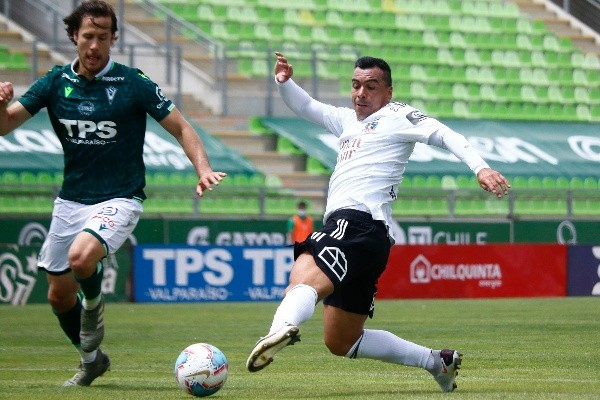Paredes hizo 3 goles en su último año en Colo Colo. Foto: Agencia Uno.