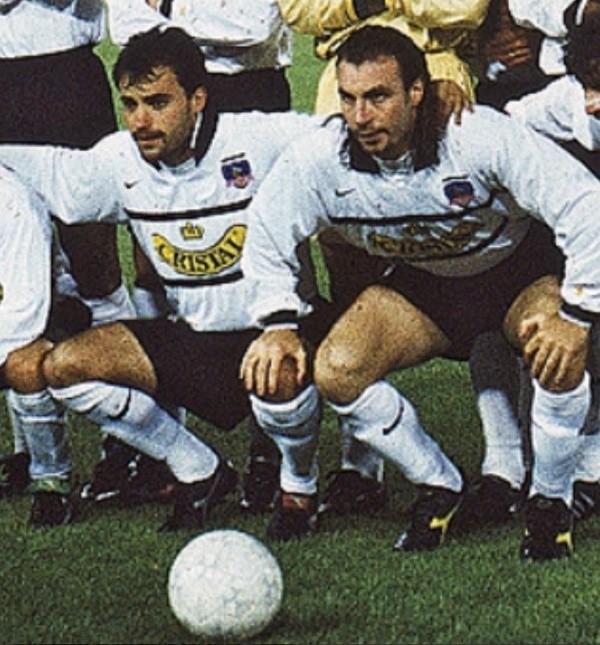 José Luis Sierra y Marcelo Barticciotto en Colo Colo
