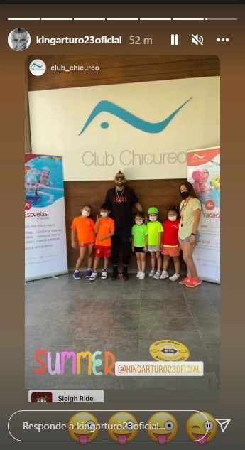 El King está vacacionando en Chile.