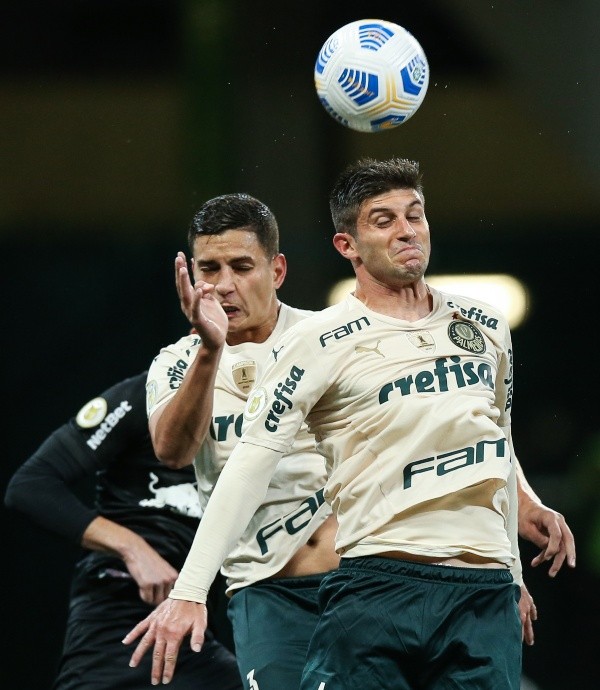 Kuscevic no ha tenido regularidad en el Palmeiras por lo que puede emigrar. Foto: Getty.
