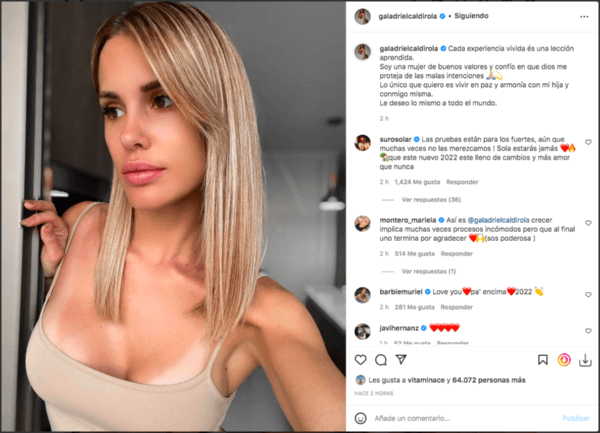 Gala Caldirola reacciona ante graves acusaciones contra Iván Cabrera.