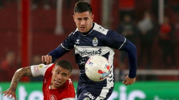 Rodrigo Holgado no marcó goles en 13 partidos con la camiseta de Gimnasia.