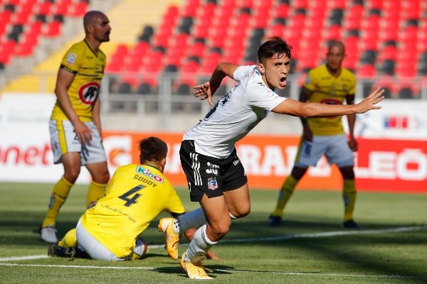 El gol de Pablo Solari ante Universidad de Concepción fue el punto de inicio a una historia de amor con Colo Colo y sus hinchas. Foto: Agencia Uno