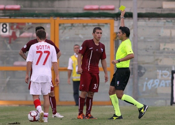 Carmona jugó entre 2008 y 2010 en Reggina y después dio el salto al Atalanta donde compartió con el Papu Gómez, Lionel Scaloni, Mauricio Pinilla, entre otras figuras. (Foto: Getty)