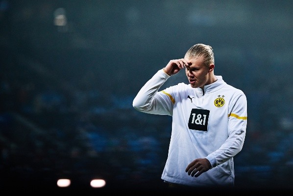 Erling Haaland se deja querer mientras recibe ofertas de todo el mundo por sus goles. Foto: Getty Images