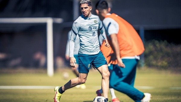 Diego Valdés ya entrena en las Águilas de América | Foto: Twitter
