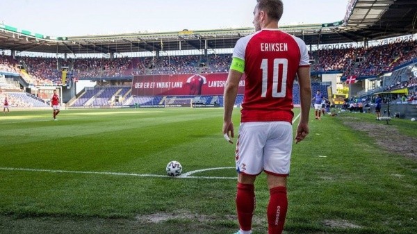 Eriksen se entrena para volver al fútbol | Foto: Instagram Christian Eriksen.