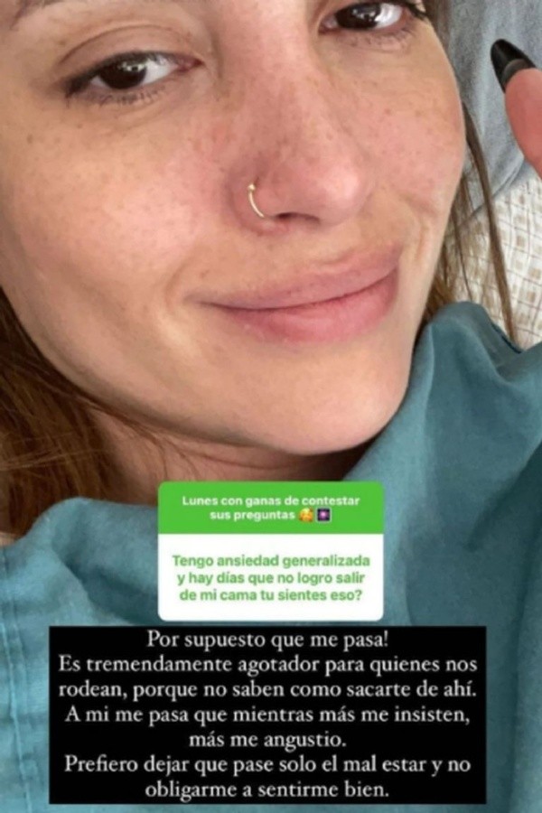 Karen Bejarano aclara dudas sobre sus crisis de ansiedad.(2)