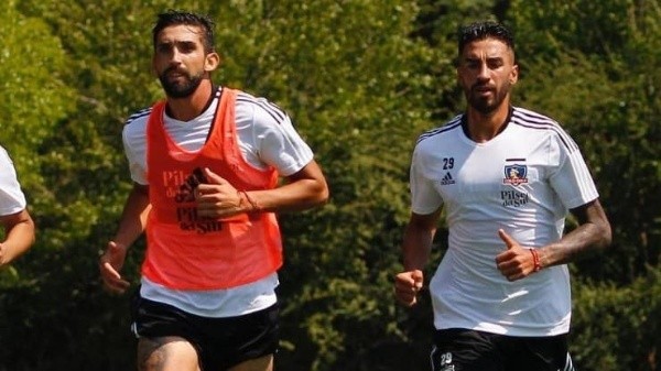 Lucero y Amor ya comparten en Colo Colo. Foto: Colo Colo