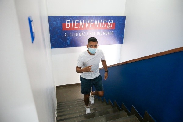 Cristián Palacios en el Centro Deportivo Azul. Foto: U. de Chile