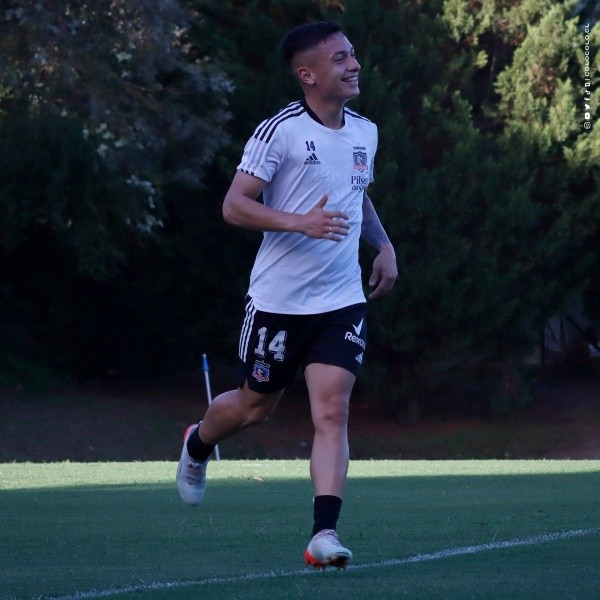 Cristián Zavala disfruta su pretemporada con Colo Colo. (Foto: @ColoColo)